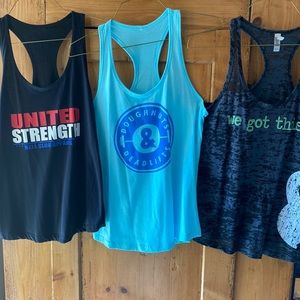 3 (L) Workout Tanks for $12